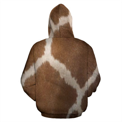 Hoodie - Giraffe Print - GiddyGoatStore