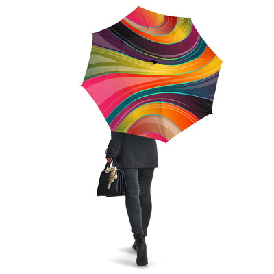 Umbrella - Colorful Swirls - GiddyGoatStore