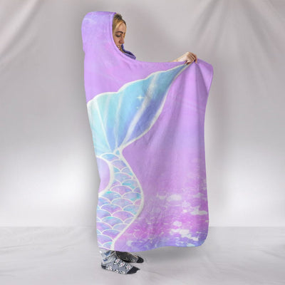 Hooded Blanket - Mermaid Tail - GiddyGoatStore