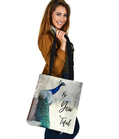 Tote Bags - Peacock - GiddyGoatStore