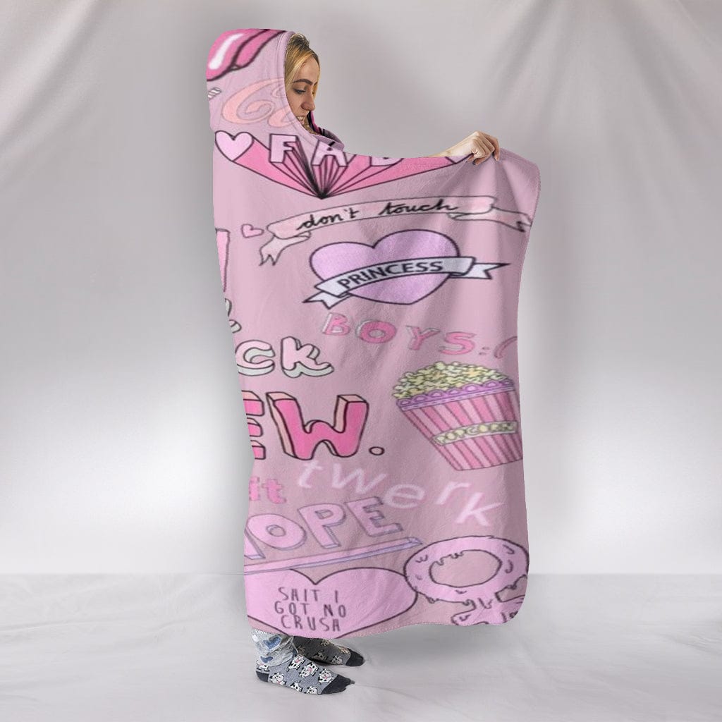 Hooded Blanket - Oh Wow - GiddyGoatStore