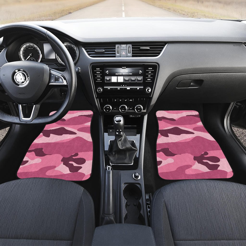 Floor Mats - Pink Camo (Only Front Mats) - GiddyGoatStore