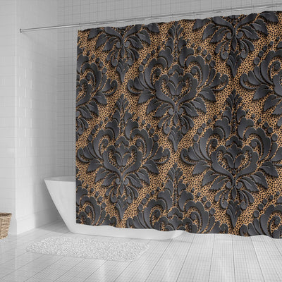 Shower Curtain - Royal Black - GiddyGoatStore