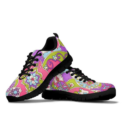 Sneakers - Colorful Paisley Festival - GiddyGoatStore