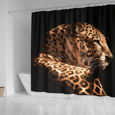 Shower Curtains - Amazing Leopard Print - GiddyGoatStore
