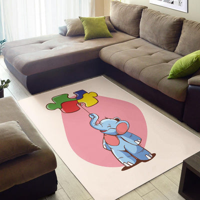 Rug - Cute Elephant Nursery - GiddyGoatStore