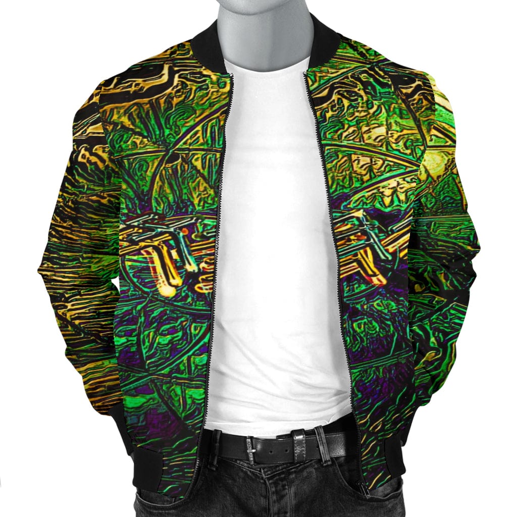 Bomber Jacket - Men's Yahuah Camo - GiddyGoatStore