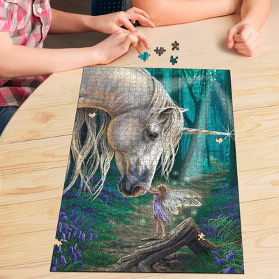 Jigsaw Puzzle - The Fairy and The Unicorn - GiddyGoatStore