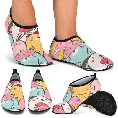 Aqua Barefoot Shoes - Pastel Dogs - GiddyGoatStore