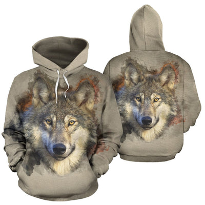 Hoodie - I Am A Wolf - GiddyGoatStore