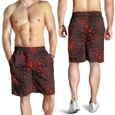 Shorts - Men's Red and Gray - GiddyGoatStore