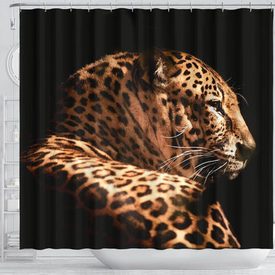 Shower Curtains - Amazing Leopard Print - GiddyGoatStore