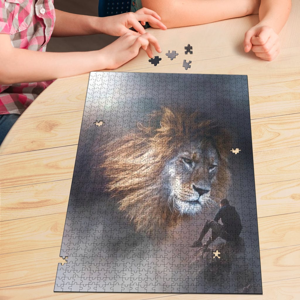 Jigsaw Puzzle - The Power Of Man - GiddyGoatStore
