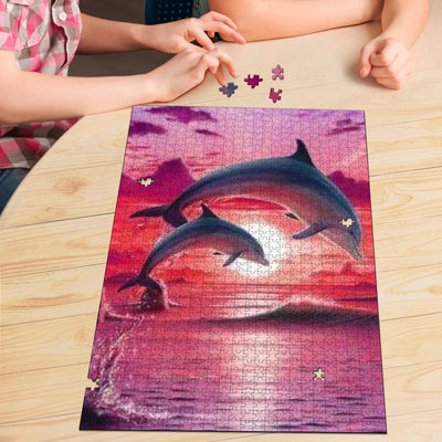 Jigsaw Puzzle - Amazing Dolphins - GiddyGoatStore