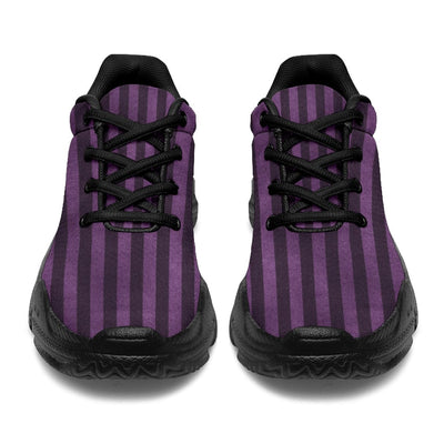 Sneakers - Purple Stripe Chunky - GiddyGoatStore