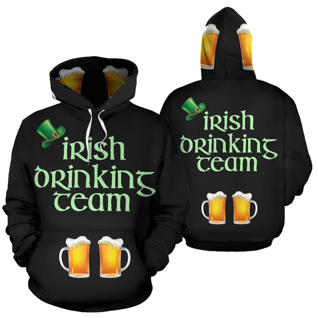 Hoodie - St Patrick's Day Irish Drinking Team - GiddyGoatStore