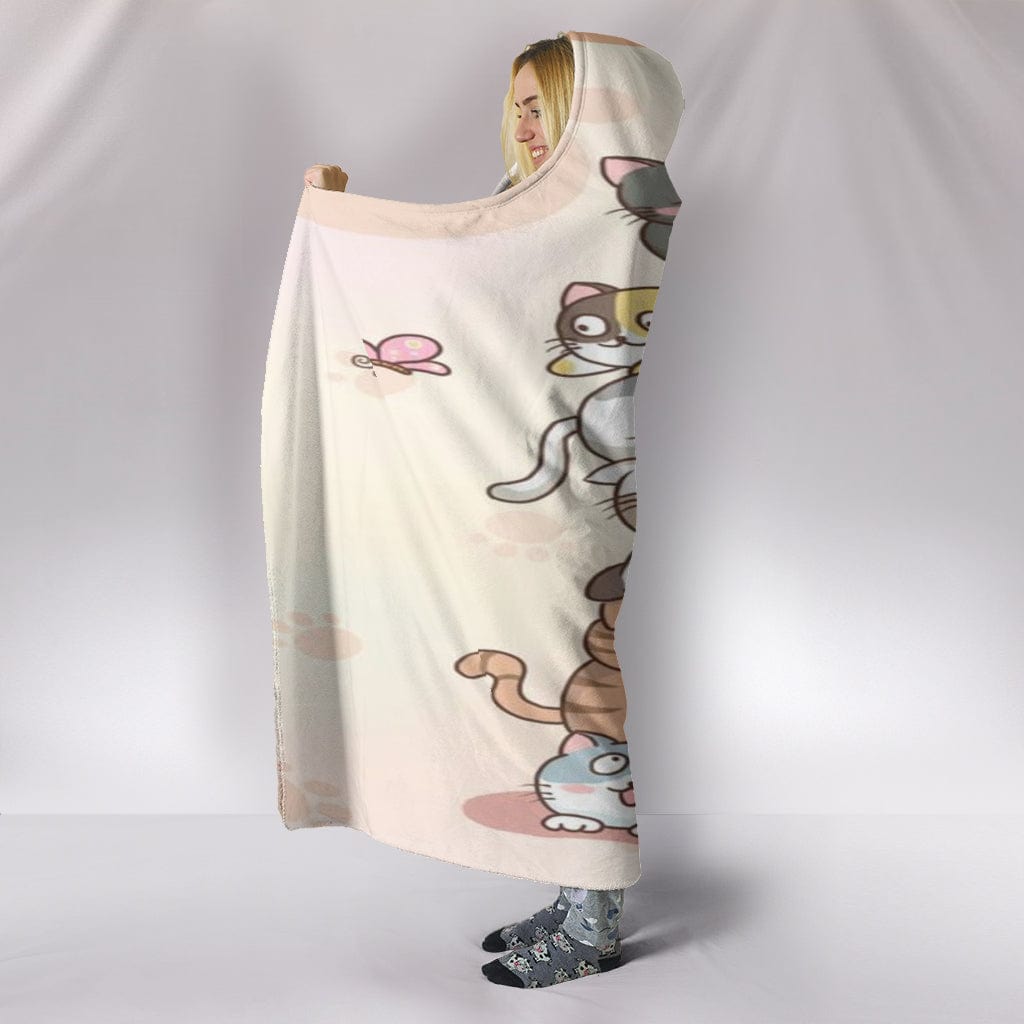 Hooded Blanket - Pusheen Design - GiddyGoatStore