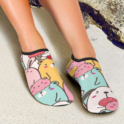 Aqua Barefoot Shoes - Pastel Dogs - GiddyGoatStore