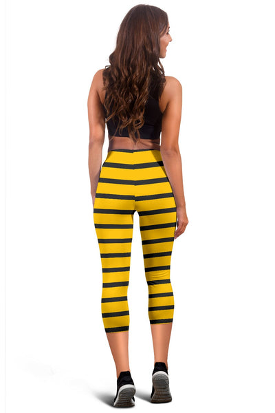 Capris - Yellow Bee - GiddyGoatStore