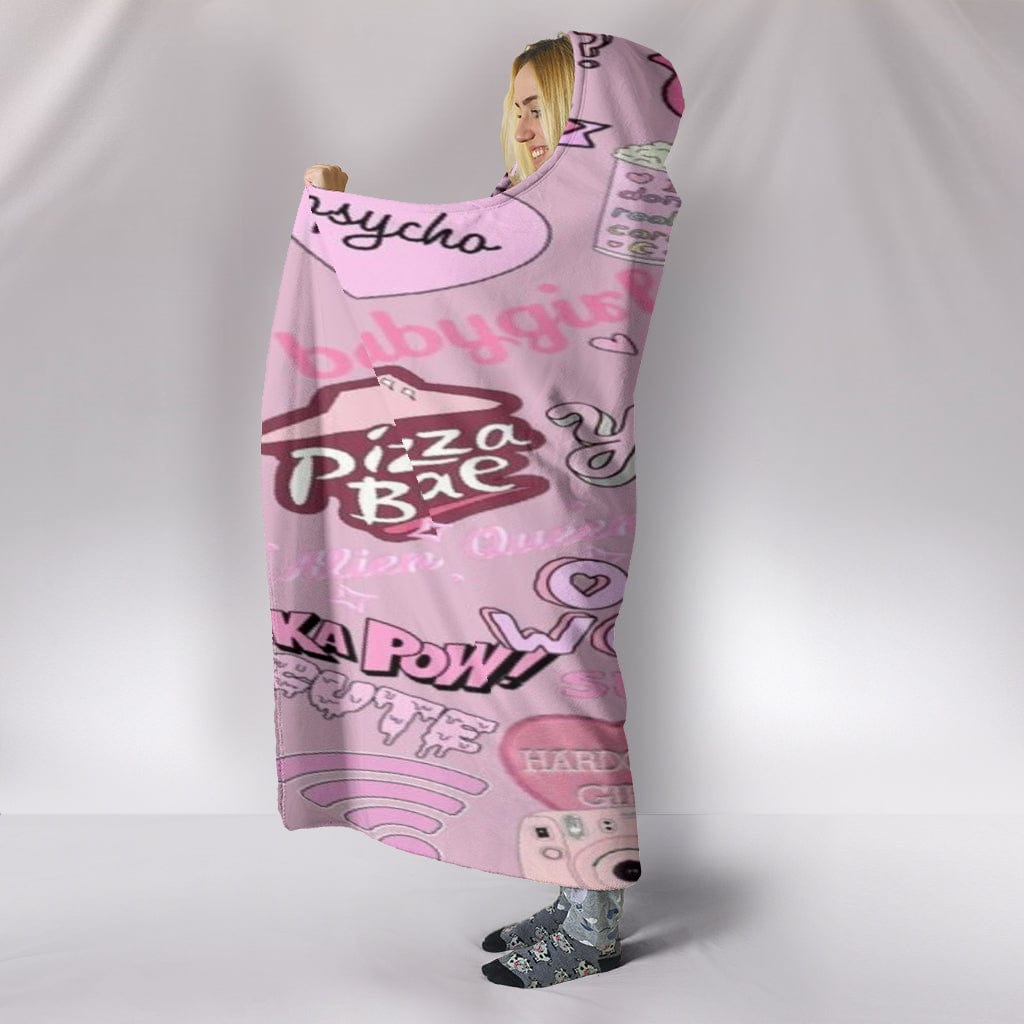 Hooded Blanket - Oh Wow - GiddyGoatStore