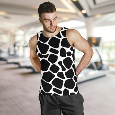 Tank Top - Men's Cow Pattern - GiddyGoatStore