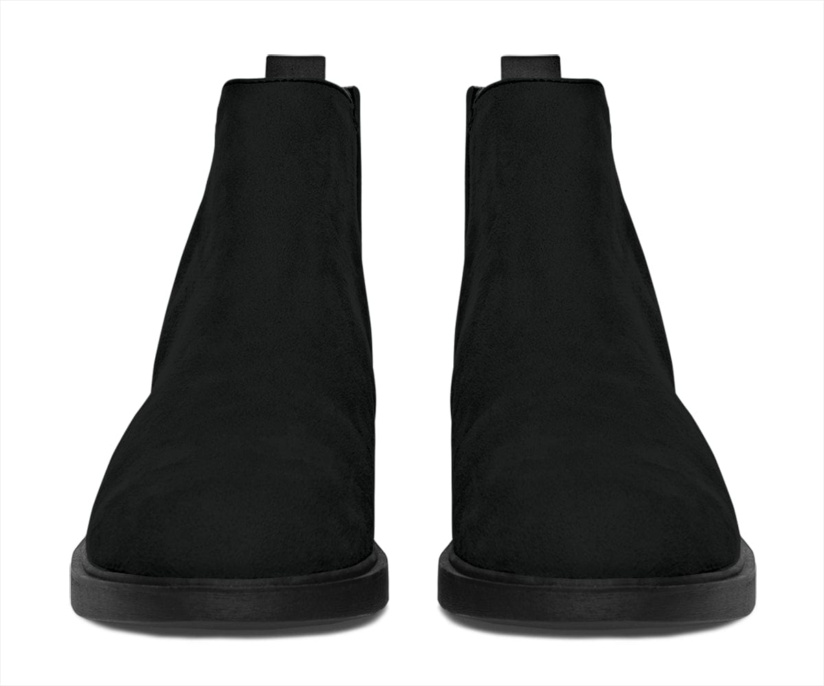 Suede Boots - Vegan Black Fashion - GiddyGoatStore