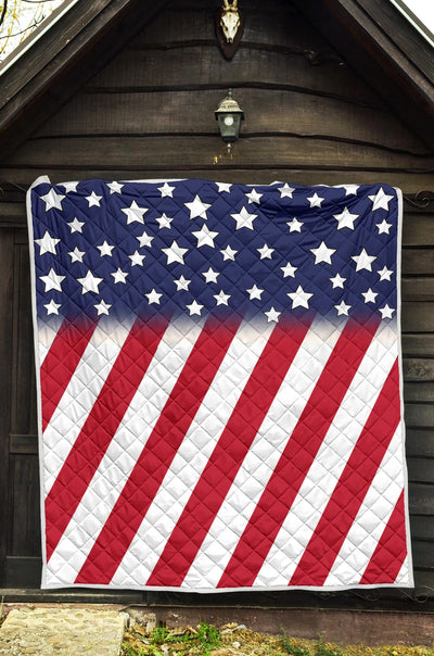 Quilt - USA Flag - GiddyGoatStore