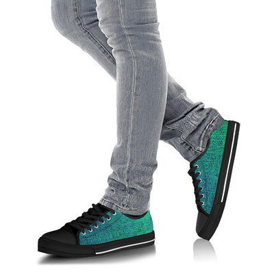 Low-Top Shoes - Green Jeans (Black Bottoms) - GiddyGoatStore