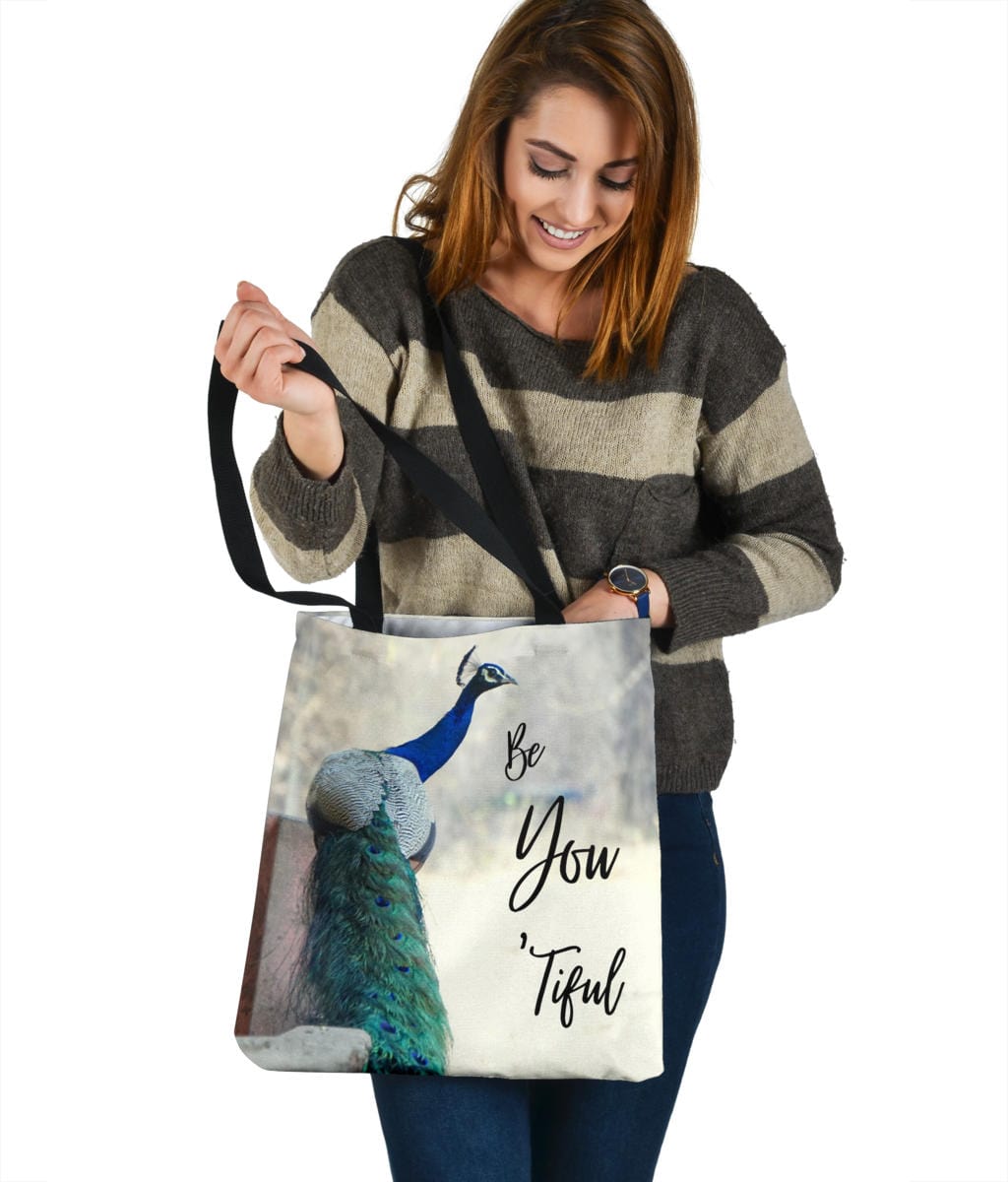Tote Bags - Peacock - GiddyGoatStore