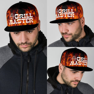 Snapback Hat - Grill Master BBQ Barbecue - GiddyGoatStore