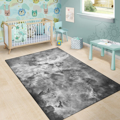 Rug - Greyscale Carina Nebula - GiddyGoatStore