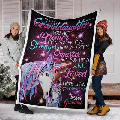 Blanket - To My Granddaughter - GiddyGoatStore