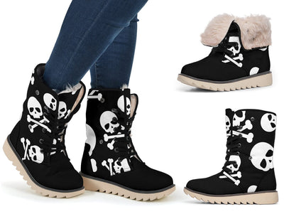 Polar Boots - Skull and Crossbones - GiddyGoatStore