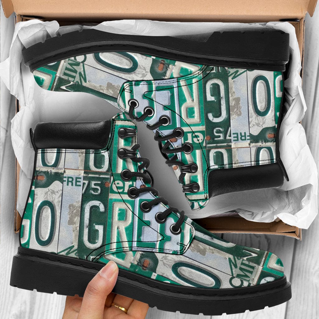 All Season Boots - Go Green License Plates - GiddyGoatStore