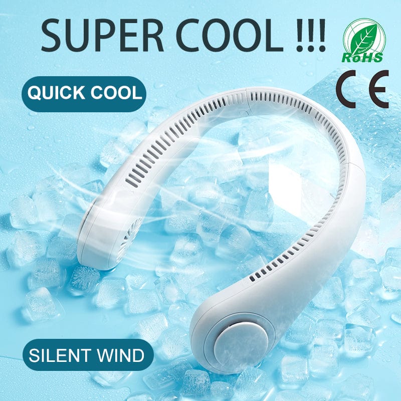Bladeless USB Rechargeable Cooling Neck Fan