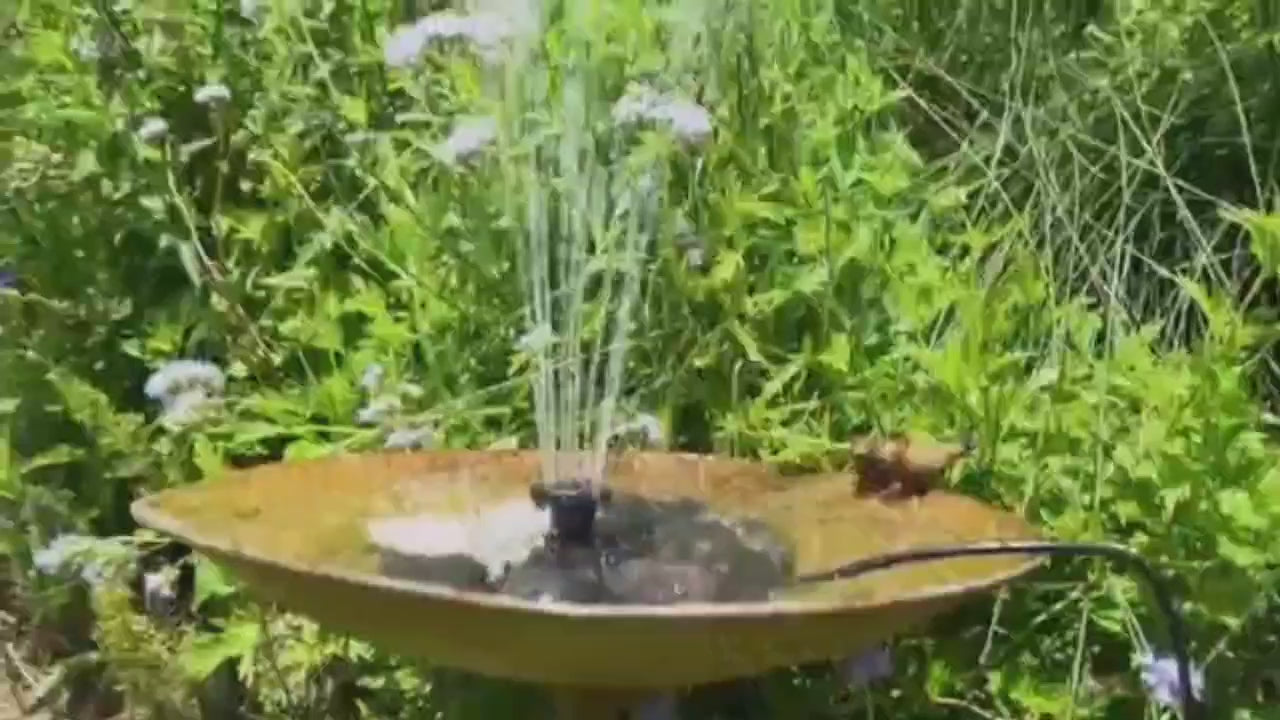 Mini Outdoor Solar Pond Pool Garden Fountain