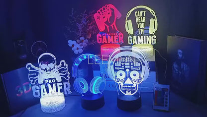 Vision 3D LED Night Light ~ PlayStation/XBox Collection