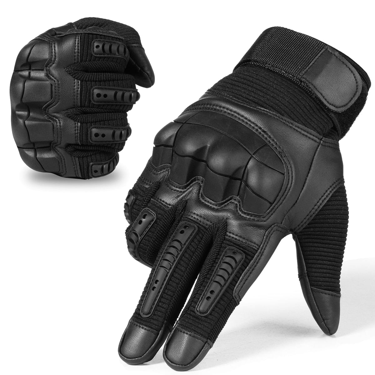 Touch Screen PU Leather Gloves