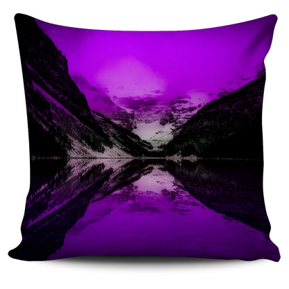 Pillow Cover - Lake Louise - Purple
