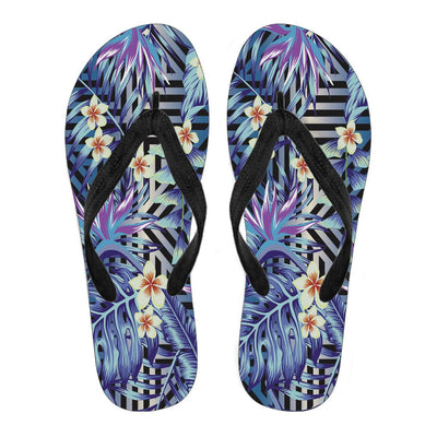 Flip Flops - Summer Jungle Love Women's (Black) - GiddyGoatStore