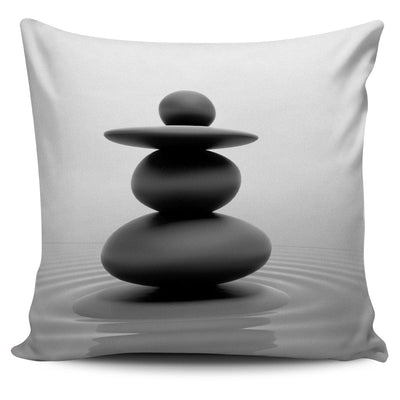 Pillow Cover - Zen Stones - GiddyGoatStore