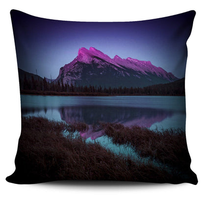 Pillow Covers - Mount Rundle - Blue