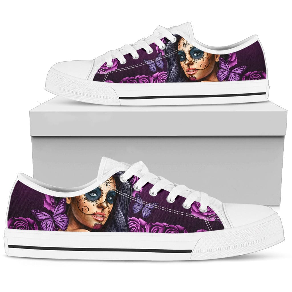 Women's Sneakers - Calavera Fine Art Collection