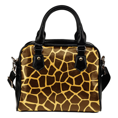 Shoulder Handbag - Giraffe Print Pop Art - GiddyGoatStore
