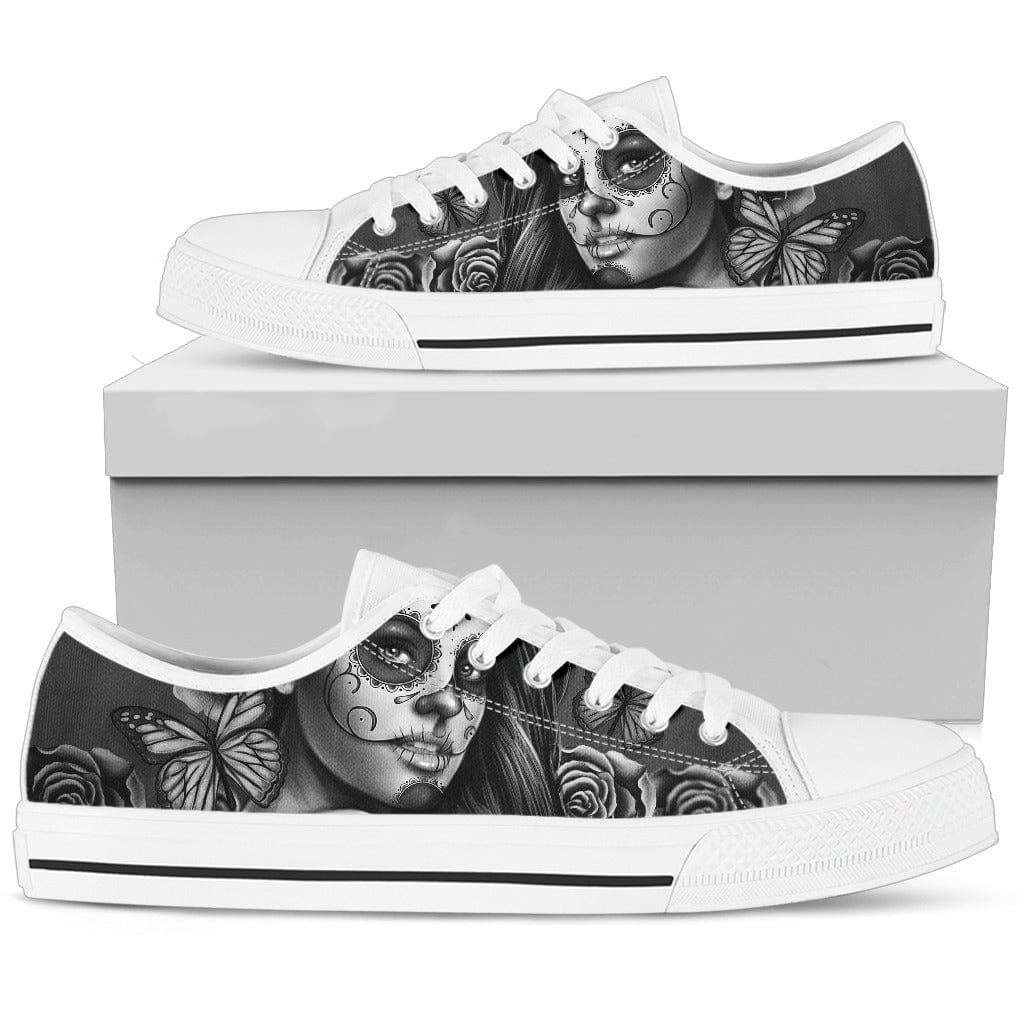 Women's Sneakers - Calavera Fine Art Collection