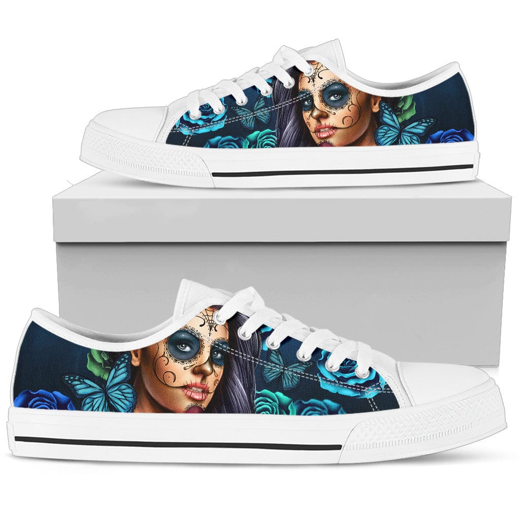 Women's Sneakers - Calavera Fine Art Collection