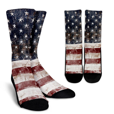 Crew Socks - American Flag - GiddyGoatStore