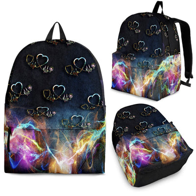 Backpack - Heartbeat Colors - GiddyGoatStore
