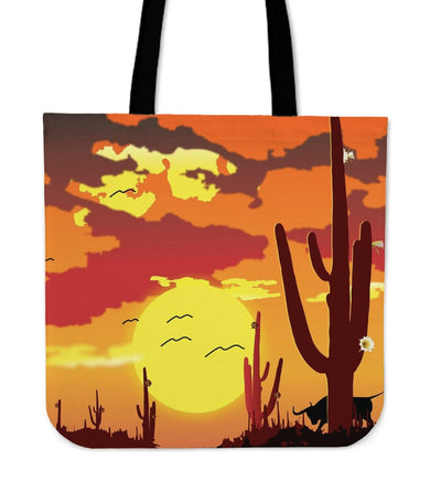 Tote Bags - Desert Sunset - GiddyGoatStore
