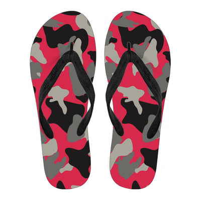 Flip Flops - Army Style Women's (Black) - GiddyGoatStore